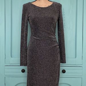 Lauren Ralph Lauren Dress. Size 2. Silver/Black sparkly material